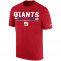 New York Giants Nike Sideline Legend Staff Performance T-Shirt - Red