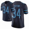 Nike Chicago Bears #34 Walter Payton blue Color Rush Limited Jersey City version