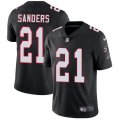 Custom Nike Atlanta Falcons #21 Deion Sanders black color Rush Limited Jersey