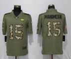 Nike Kansas City Chiefs 15 Mahomes ll Olive Camo Carson 2017 Salute to Service Limited Jersey