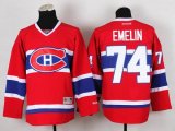 Reebok Montreal Canadiens #71 Alexei Emelin Red NHL Jerseys