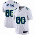 Customized Nike Seattle Seahawks white Color Rush Limited Jersey Shadow edition