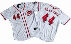 Cincinnati Reds Elly De La Cruz Nike White Home Limited Player Jersey-DG