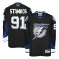 Tampa Bay Lightning 91# Stamkos Black NHL Jerseys