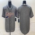 Nike Houston Astros blank Hemp grey majestic baseball jerseys Joint name -BD