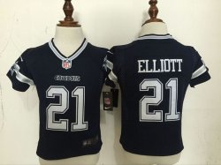 Nike Dallas Cowboys #21 Elliott blue toddler nfl jersey