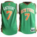 new york Knicks 7 carmelo anthony green jersey