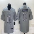 Nike Dallas Cowboys #11 Micah Parsons gray Nike Color Rush Limited Jersey