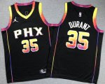 Youth Jordan Phoenix Suns #35 Kevin Durant black nba jerseys