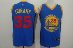 Golden State Warriors #35 Kevin Durant blue 2017 NBA Jerseys