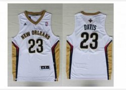 Adidas new orleans pelicans DAVIS 23# white NBA jersey