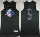 Nike Los Angeles Lakers #3 Anthony Davis black nba jerseys-XD