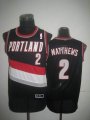 Portland Trailblazers MATTHEWS 20 black NBA basketball jersey