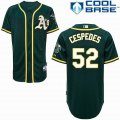 Oakland Athletics CESPEDES 52 Green baseball jerseys