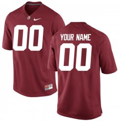 Custom Alabama Crimson Tide red college football jersey