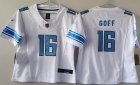 Youth Nike Detroit Lions #16 Jared Goff white Nike Vapor F.U.S.E. Limited Jersey