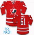 nhl 61 RICK NASH Team Canada Red Jersey