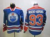 2012 Edmonton Oilers #93 NUGENT-HOPKINS blue nhl jerseys