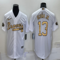 2022 MLB All-Star Nike Atlanta Braves #13 Ronald Acuna Jr. white majestic baseball jerseys-BD