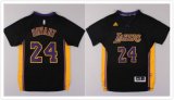 Los Angeles Lakers Kobe Bryant #24 black NBA shorts jerseys