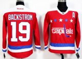 New Washington Capitals Nicklas Backstrom #19 Red ice hockey Jersey