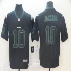 Nike Philadelphia Eagles #10 DeSean Jackson Lights out black Color Rush Limited Jerseys