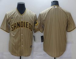 Nike San Diego Padres blank yellow majestic baseball Jersey-BD