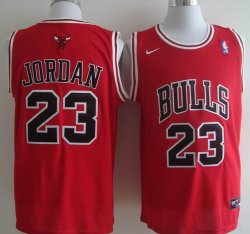 Nike Chicago Bulls #23 Michael Jordan red basketball jersey