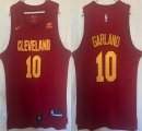 Nike Cleveland Cavaliers #10 Darius Garland red nba basketball jerseys-HL