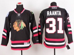 Reebok Chicago Blackhawks RAANTA 31 black nhl Jersey