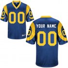 St. Louis Rams Customized Personalized blue nfl Jersey