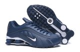 Men Nike Shox R4 blue shoes 001