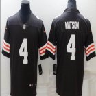 Nike Cleveland Browns #4 Deshaun Watson brown Color Rush Limited Jersey