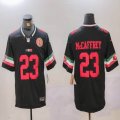 Nike San Francisco 49ers #23 Christian McCaffrey black Mexico Nike Vapor F.U.S.E. Limited Jersey-BD 01