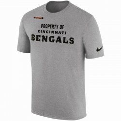 Men\'s Cincinnati Bengals Nike Heather Gray Sideline Property Of Facility T-Shirt