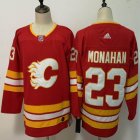 Adidas Calgary Flames #23 Sean Monahan red hockey jersey-FH