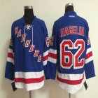 Reebok New York Rangers #62 Carl Hagelin blue nhl Jersey