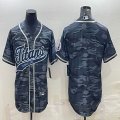 Nike Tennessee Titans blank gray camo baseball jerseys Joint name-BD