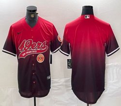 Nike San Francisco 49ers blank red baseball Joint name -BD 01