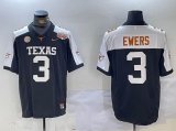 Nike Texas Longhorns #3 Quinn Ewers blue white College NCAA Jersey -BD