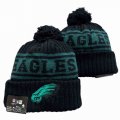 2024 NPhiladelphia Eagles black NFL Sports Cuffed Knit Hats