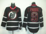 New Jersey Devils 9 Zach Parise nhl Black Jerseys