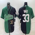 Nike Boston Celtics #33 Bird green black splits baseball jerseys Joint name-BD 01