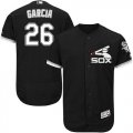 Chicago White Sox #26 Avisail Garcia black Flexbase baseball jersey