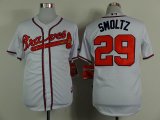 Atlanta Braves 29# John Smoltz throwback MLB baseball Jersey