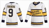 Adidas Nashville Predators #9 Filip Forsberg white hockey Winter Classic Jersey