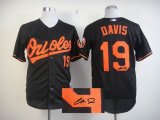 Baltimore Orioles DAVIS 19# black MLB Signature Jerseys