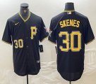 Nike Pittsburgh Pirates #30 Paul Skenes black majestic baseball jerseys