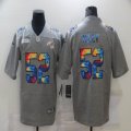 Nike Bears #52 Khalil Mack Hemp gray NFL Color Rush Limited Jersey Rainbow version