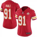 Women Nike Kansas City Chiefs #91 Tamba Hali red Color Rush Limited Jerseys